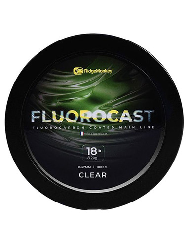 RidgeMonkey FluoroCast Coated Mainline Clear 0.37mm (18lb/8,2kg)