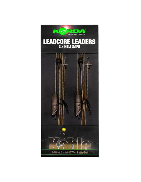 Korda Kable Leadcore Leader Heli Safe Gravel M Pcs