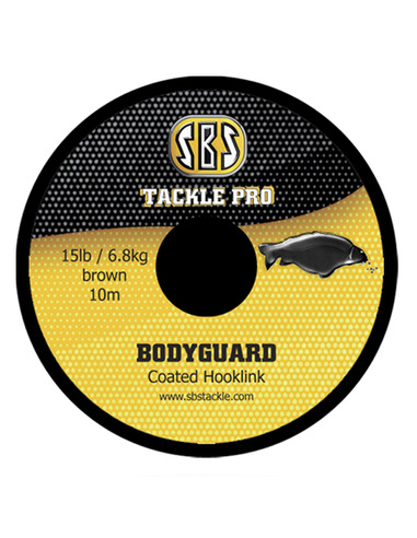 SBS Bodyguard Coated Hooklink 25lb Olive (10mtr)