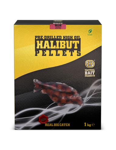 SBS High Oil Halibut Pellets 14mm 1kg