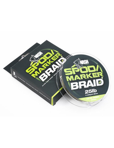 Nash Spod & Marker Braid Lo Viz Green 25lb 0.18mm 300m