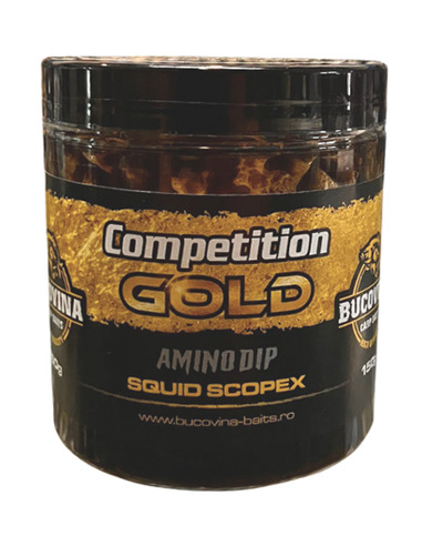 Bucovina Baits Gold Amino Dip Squid Scopex 150gr