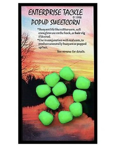 Enterprise Tackle Pop Up Sweetcorn Maiz Flotante Fluro Verde