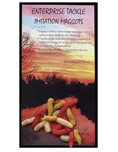 Enterprise Tackle Imitation Maggots Colores Mixtos