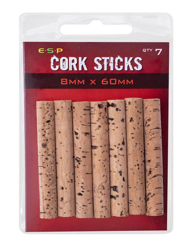 ESP Cork Sticks 8mm x 60mm (7 Unidades)