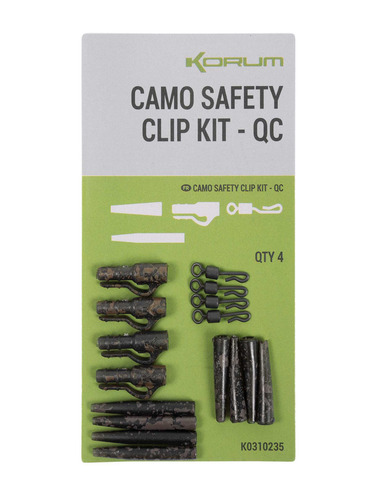 Korum Camo Safety Clip Kit QC