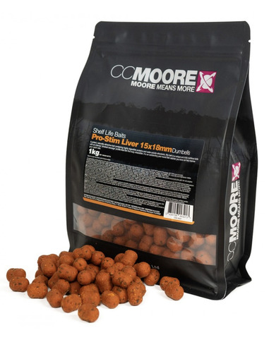 CC Moore Pro-Stim Liver Dumbells 15x18mm 5kg