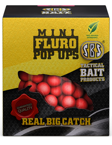 SBS Mini Fluro Pop Ups Garlic 8mm 20gr