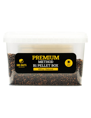 SBS Premium Method B1 Pellet Box Natural 2 - 4mm 400gr