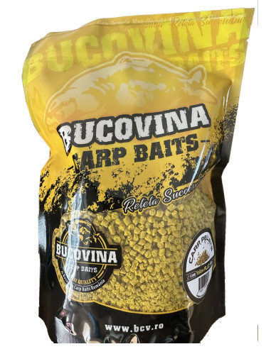 Bucovina Baits Pellets Yellow Fluo 4mm 800gr