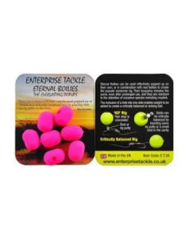 Enterprise Tackle Eternal Boilies Dumbell Rosa Fluro 11/15mm