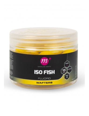 Mainline ISO Fish Fluoro Wafters Yellow 15mm