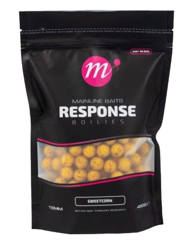 Mainline Response Boilies Sweetcorn 15mm 450g