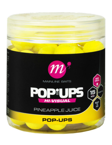 Mainline Hi-Visual Pop Ups Yellow Pineapple Juice 15mm 250ml