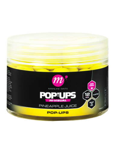 Mainline Hi-Visual Yellow Mini Pop Up Pineapple Juice 12mm 150ml