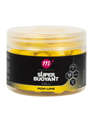 Mainline Cell Super Buoyant Pop Ups Yellow 13mm