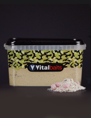 Vitalbaits Groundbait Strawberry Nutty 3kg