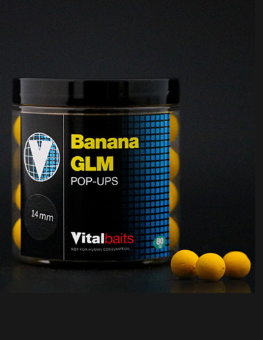 Vitalbaits Banana GLM Pop Up 14mm