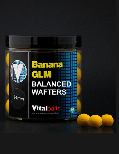 Vitalbaits Wafters Banana GLM 18mm 100gr