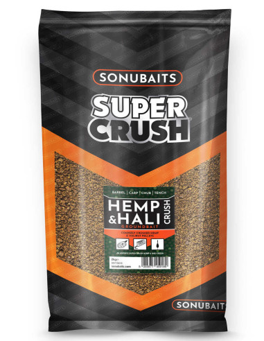 Sonubaits Supercrush Hemp & Halibut Method Mix Groundbait 2kg