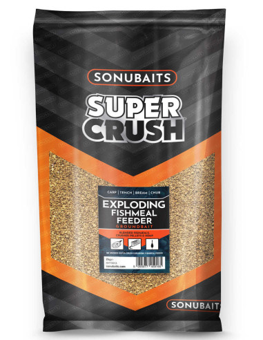 Sonubaits Supercrush Exploding Fishmeal Feeder Groundbait 2kg