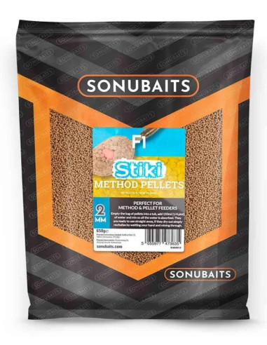 Sonubaits Stiki F1 Method Pellets 2mm 650g