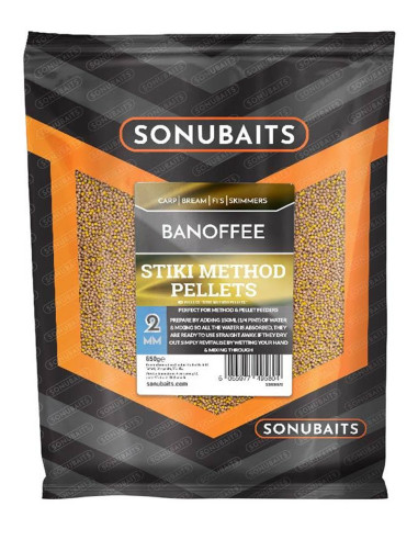 Sonubaits Stiki Method Pellets Banoffee 2mm 650g