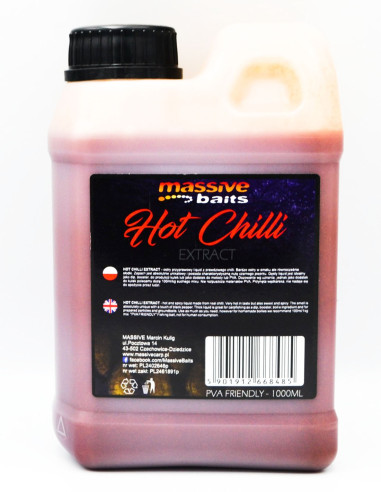 Massive Baits Liquid Hot Chilli Extract 1ltr