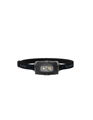 Frontal HF4R CORE Negro Ledlenser 500 Lúmenes Recargable