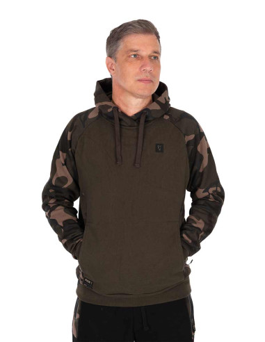 Fox Khaki / Camo pullover premium 310 hoodie - S