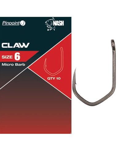 Nash Pinpoint Claw Micro Barbed Size 10