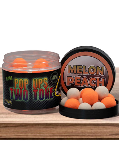 Pro Elite Baits Pop Ups Fluoro Melon & Peach 14/20mm