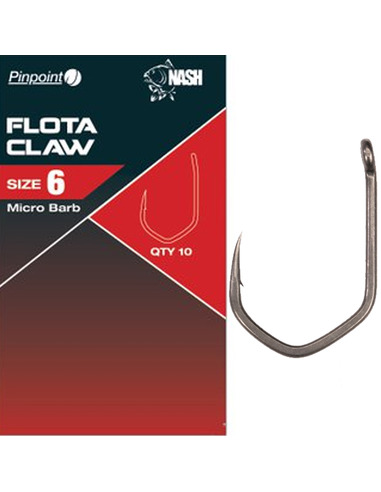 Nash Pinpoint Flota Claw Micro Barbed Size 10