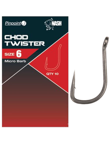 Nash Pinpoint Chod Twister Micro Barbed Size 5