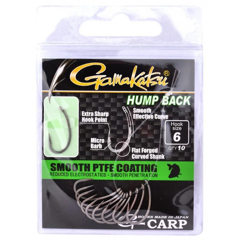 GamaKatsu Anzuelos G-Carp Hump Back Grey Hook Nº6