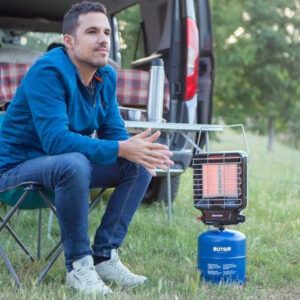 Butsir Estufa Portatil de Inflarrojos es la solución ideal para quienes buscan calor duradero instantáneo, eficiente y portátil.