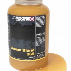 El CC Moore Amino Blend 365 es un alimento líquido premium diseñado para potenciar la atracción de cualquier tipo de cebo, ofreciendo resultados.