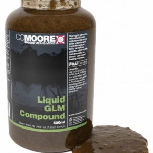 El CC Moore Liquid GLM Compound representa la excelencia en atrayentes naturales para carpfishing. Este líquido concentrado se elabora con extracto puro