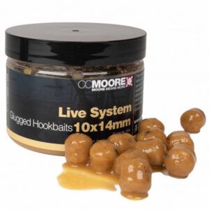 Los CC Moore Live System Glugged Hookbaits 15x18mm la elección perfecta para los pescadores de carpfishing que buscan un cebo de fondo altamente atractivo.