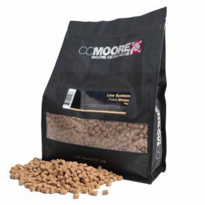 Los CC Moore Live System Pellets 6mm son gránulos especialmente formulados para complementar la gama Live System Boilie & Paste.