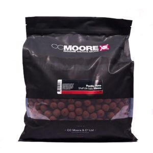 Los CC Moore Pacific Tuna Boilies 18mm representan la culminación de más de tres años de desarrollo técnico y pruebas en escenarios de pesca reales.