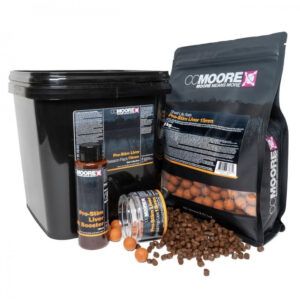 CC Moore Pro-Stim Liver Session Pack 18mm es un kit de gran valor diseñado para ofrecer a los peces un conjunto de cebos irresistible.