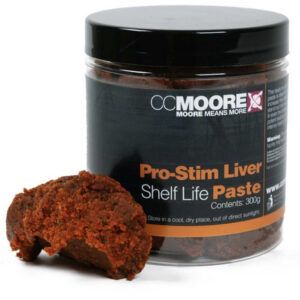 CC Moore Pro-Stim Liver Shelf Life Paste es una pasta de boilies altamente atractiva, lista para usar y elaborada con la mezcla base Pro-Stim Liver