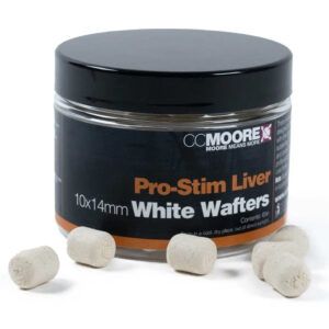 CC Moore Pro-Stim Liver White Dumbell Wafters 10x14mm diseñado específicamente para complementar la exitosa gama de Pro-Stim Liver