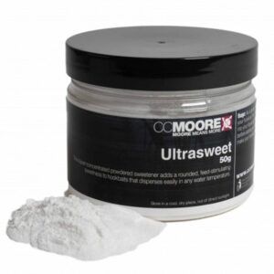 El CC Moore Ultrasweet Este edulcorante ultradulce en polvo ha sido diseñado para ser el aditivo perfecto para tus cebos de anzuelo.
