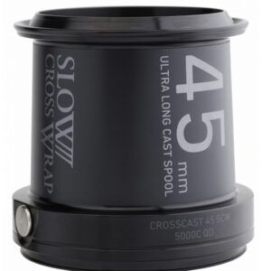 La Daiwa Bobina De Recambio Crosscast 45 SCW 5000C QD ha sido diseñada específicamente para reemplazar la bobina original de tu carrete Crosscast 45 SCW.