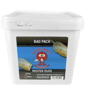 Dudi Baits Bag Pack PVA Mix Mister Dudi esta combinación cuidadosamente formulada permite atraer y capturar peces grandes de manera más eficiente