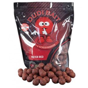 Los Dudi Baits Boilies Mister Red Super Hot 20mm son una evolución del clásico Mister Dudi, creados para pescadores que buscan máxima atracción.