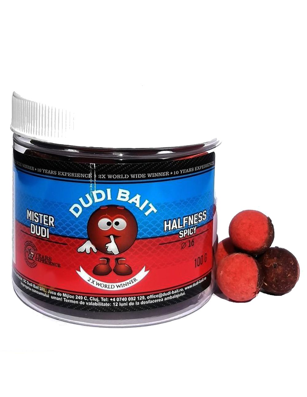 Dudi Baits Mister Dudi Spicy Halfness 20mm - Imagen 3
