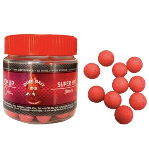 El Dudi Baits Super Hot Pop Up 14mm es un cebo súper flotante, diseñado para atraer de manera inmediata incluso a las carpas más recelosas.